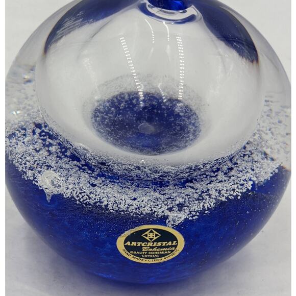Articristal Paperweight Bohemia Quality Bohemian Crystal HandMade Czech Republic - Picture 1 of 8